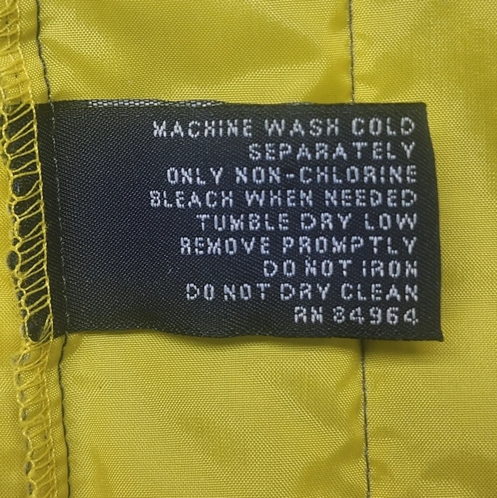 Structure Men's Gray Quilted Yellow Lined Vest XL